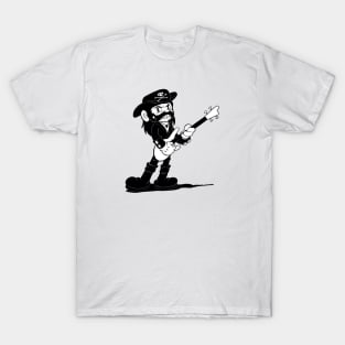 Lemmo rock star in the 1930s rubber hose cartoon cuphead style T-Shirt